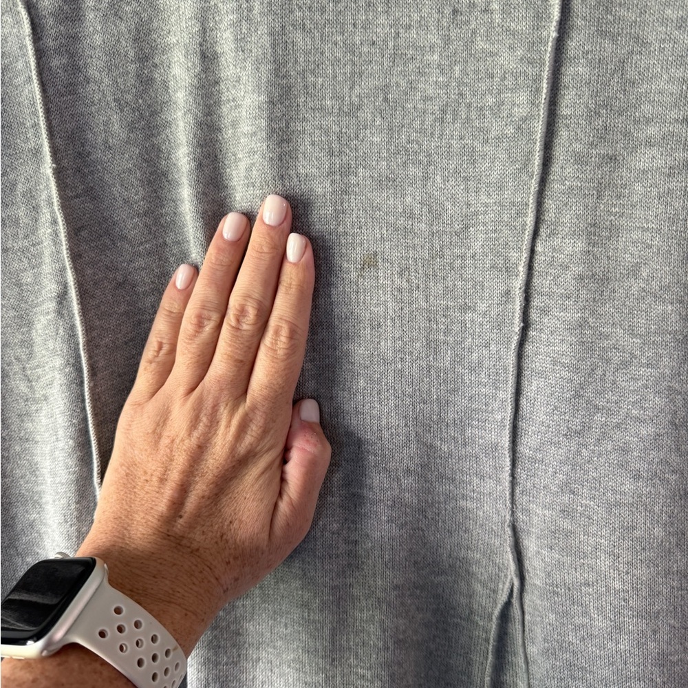 Free People Gray Button-Front Knit Midi Dress - Picture 5 of 9